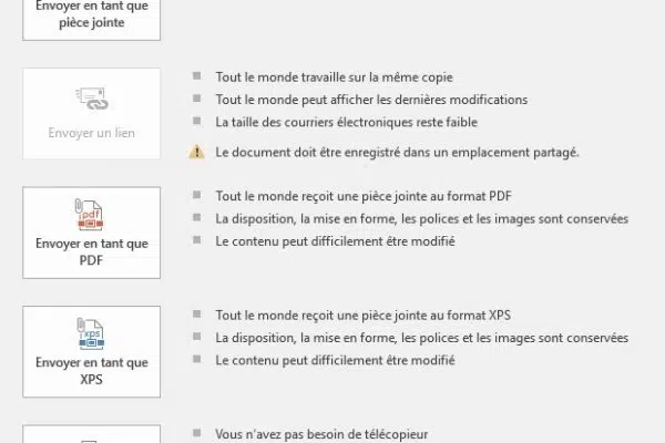 Comment envoyer des pièces jointes en format PDF ?